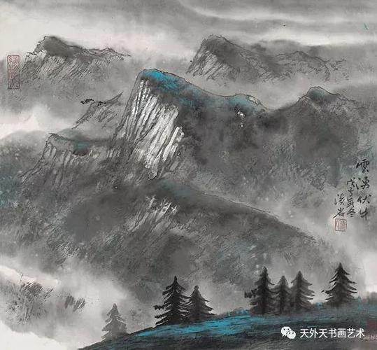 【山水画欣赏】乔溪岩中国画作品集