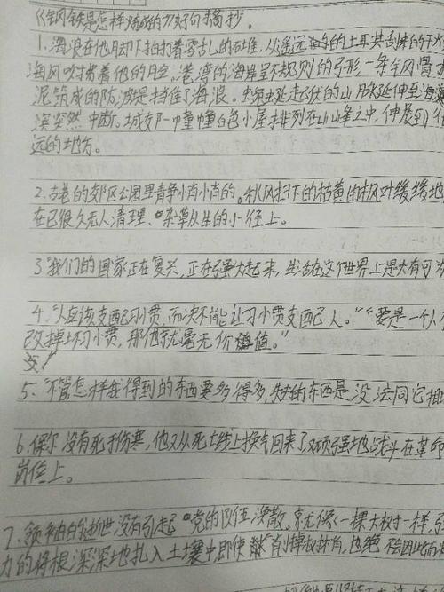 《钢铁是怎样炼成的》好句摘抄