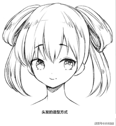 如何画好动漫人物头发