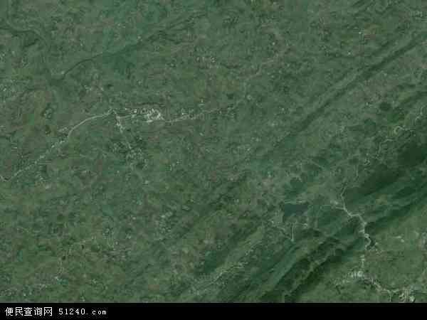 中国重庆市合川区狮滩镇地图(卫星地图)