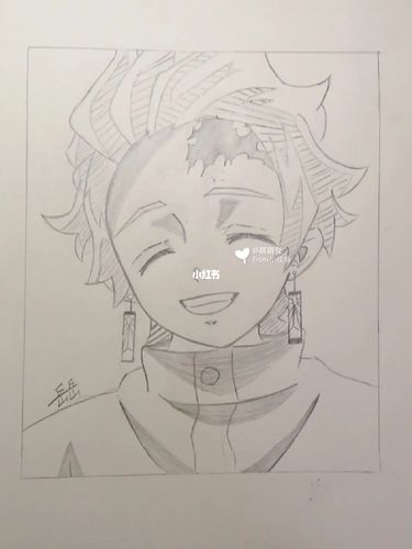 鬼灭之刃手绘_手绘_鬼灭之刃_铅笔_绘画_铅笔手绘_文化_绘画