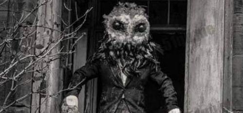 外星物种英国居然出现了猫头鹰人半人半鹰的怪异生物