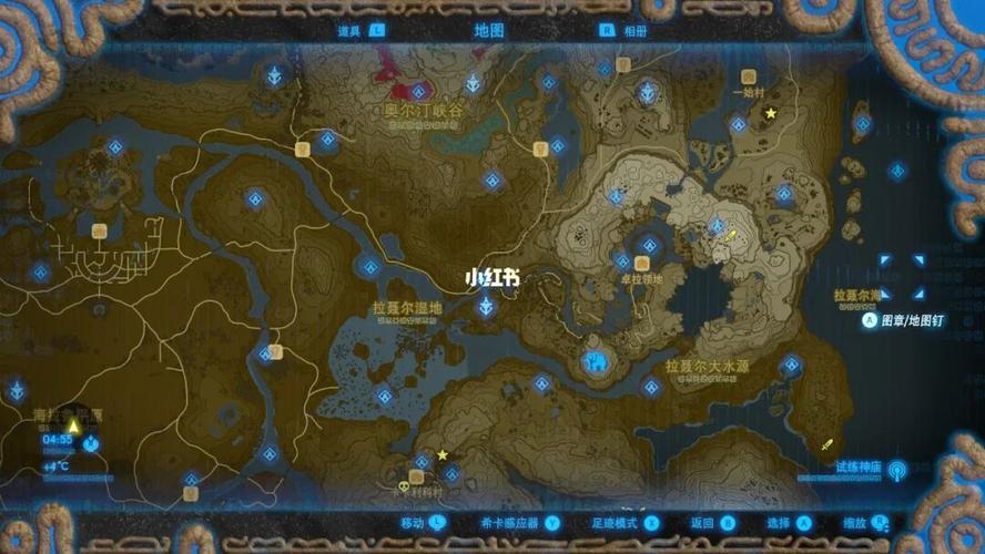 塞尔达传说旷野之息dlc全神庙位置地图