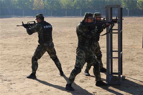 武警北京市总队十七支队组织机动执勤中队军事比武
