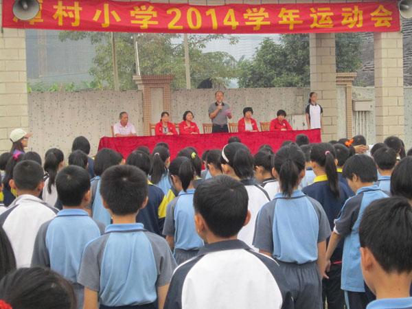 潭村小学2014年校运会报道