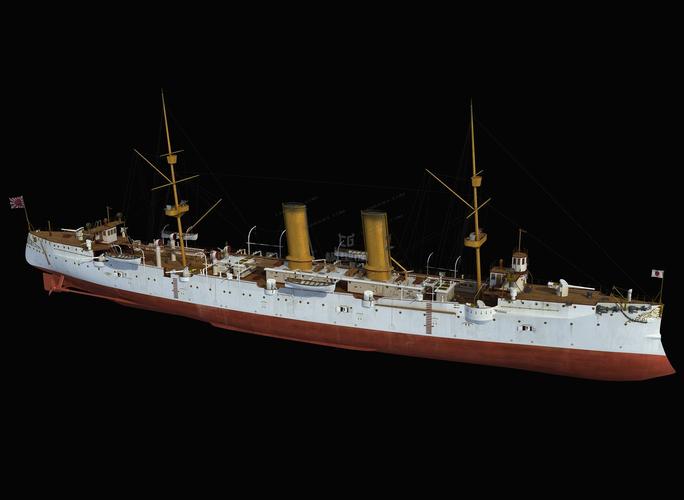 甲午海战日本联合舰队吉野号