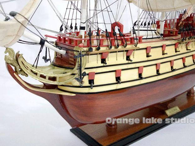 丁丁历险记 独角兽号 la licorne《独角兽号的秘密》战舰模型成品