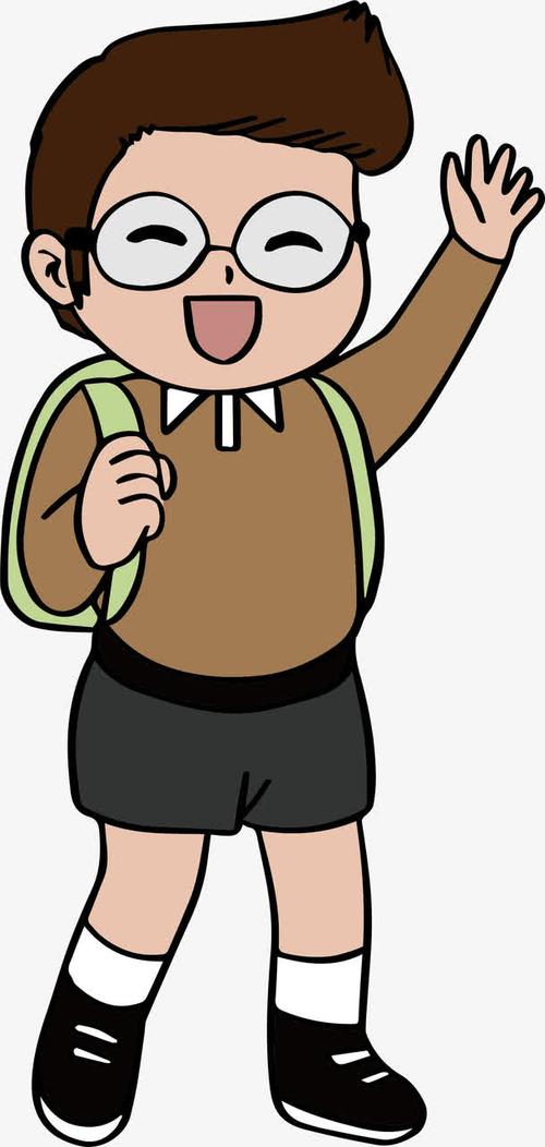 关键词 : 矢量png,戴眼镜,眼镜男孩,小男孩,手绘小男孩