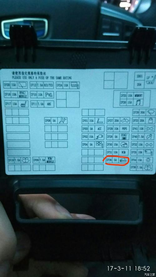 关于帝豪gs保险盒的疑问,望大神指点