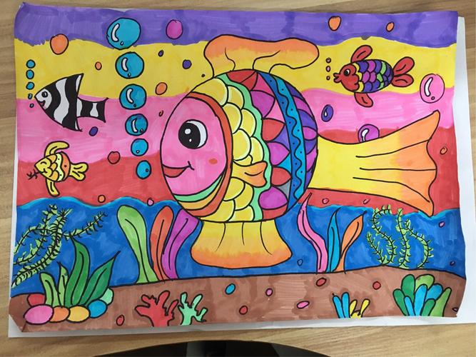 童画多彩梦,善心展未来————儿童画社团