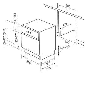 意大利品牌valenti华伦vdw661ix嵌入式洗碗机其他商用厨电