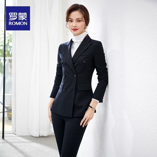罗蒙西装套装女春季新款时尚高级感休闲大牌职场百搭西服外套
