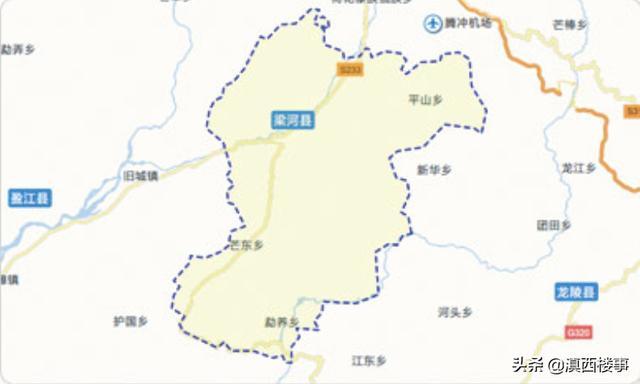 一腾冲企业到德宏梁河县城圈地22亩"大项目",成交单价