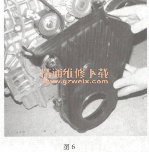 奇瑞a5(1.6lsqr481)发动机正时校对方法