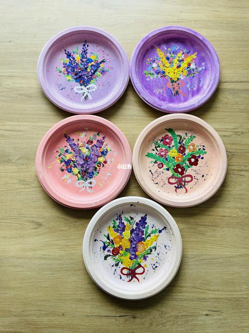 创意盘子画_绘画_文化_绘画