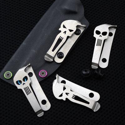 k鞘夹 腰夹 钛合金tc4口袋夹 刀具k鞘背夹/腰夹手电筒携带背夹子