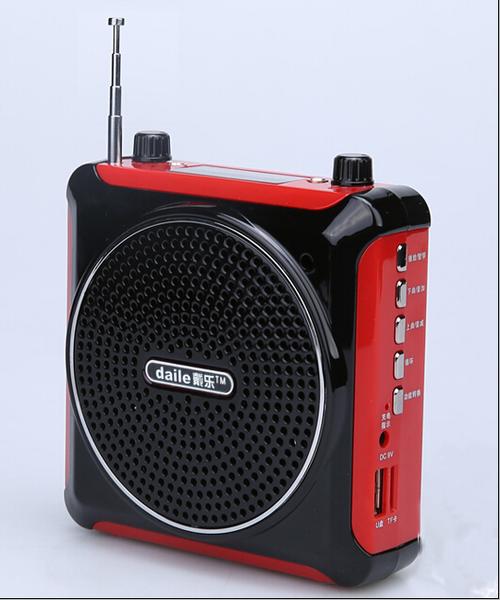 戴乐q6 便携式移动插卡插u盘播放器老人听戏教师导游扩音器唱戏机