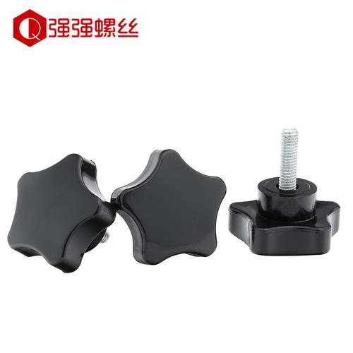 五星梅花手拧螺丝/把手螺栓五角星塑料头手柄螺丝m6m8m10(头径39)