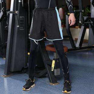 五分裤 专业速干长裤五分裤男 大码跑步紧身裤裤 弹力速干运动健身服