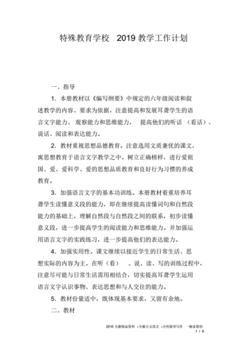 特殊教育学校2019教学工作计划.pdf 6页