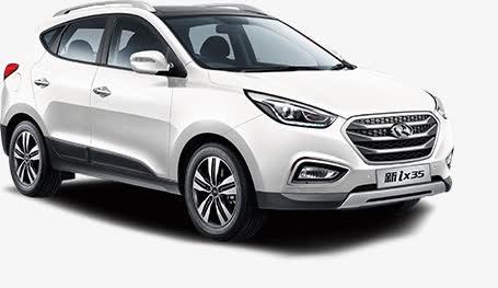 现代白色越野系列