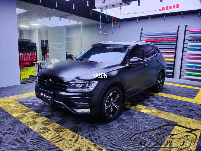 大众途观l全车改色哑光黑武士仅供参考.