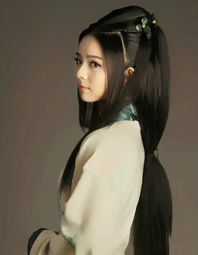汉代"待出阁少女"发型教程~ 适合圆脸