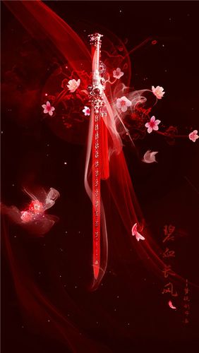 精美武器插画,剑布衣佩剑碧血长风图片_游戏-古风坊