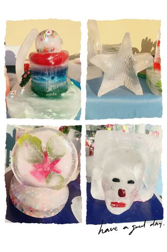 冰雪韵情——自制冰雕比赛 哈新区利民第二中学校