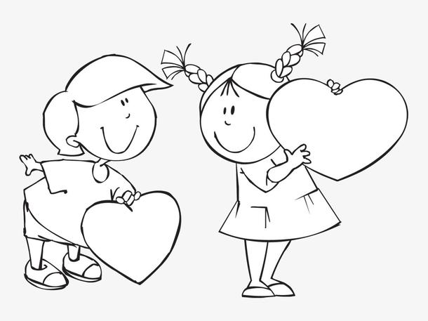 关键词 : 小孩,简笔画,人