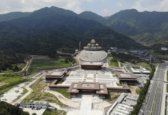 宁波奉化弥勒圣坛明年6月竣工 主体结构已基本完工