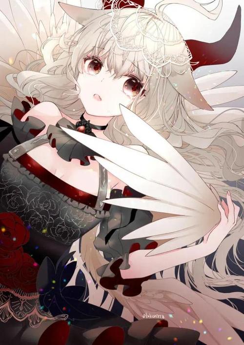 甜美系少女插画,浪漫的氛围营造的如梦似幻,人物温柔可爱