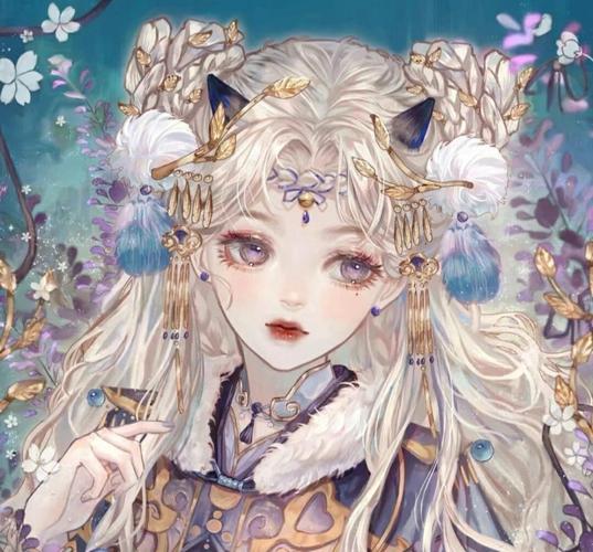 动漫女生头像:月亮是夜晚第二美好的东西,第一是你