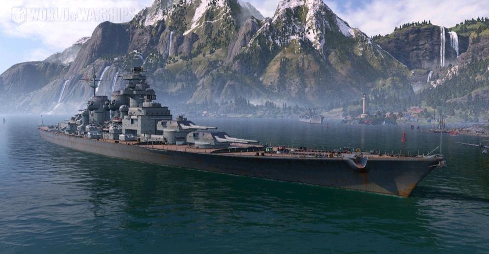 h39型战列舰,标准排水量57600吨,配备4座双联装406毫米/54倍径舰炮