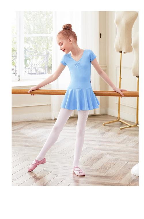 儿童舞蹈服秋冬练功服长袖芭蕾舞裙薄款中国舞女孩练