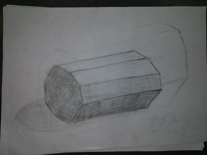 2017年10月22日艺彩培训学校大木山校区,素描一班作业