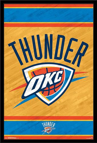 trends international 墙面海报俄克拉荷马市雷霆队标志 多种颜色 24.