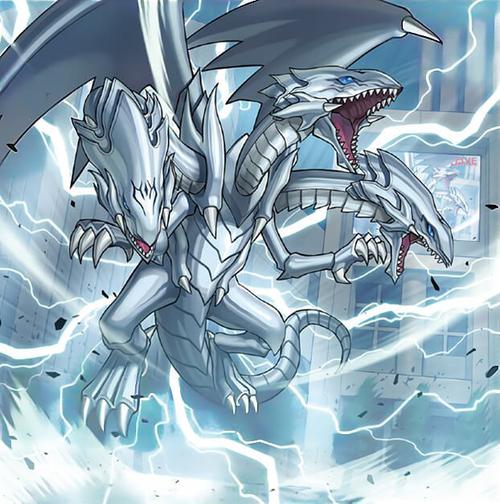 白龙的双龙形态,以不死之身横行无忌|青眼白龙|青眼龙