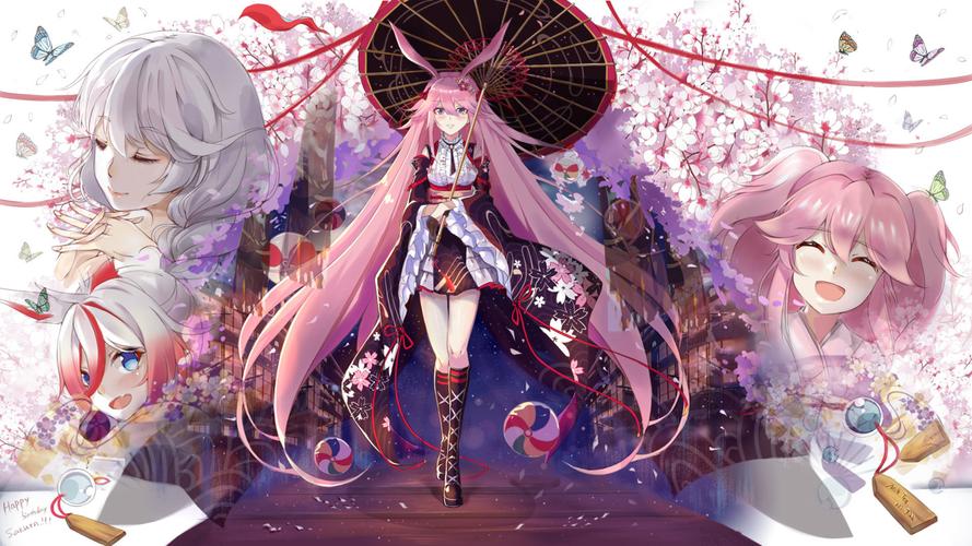 崩坏3精美壁纸p站合集(八重樱符华姬子)