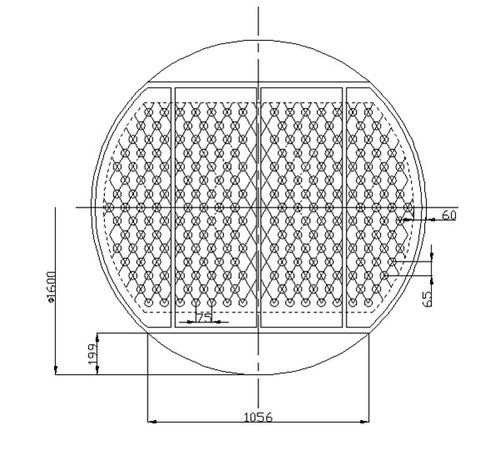 塔板流体力学验算 (1)气相通过浮阀塔板的压强降可根据下式计算塔板