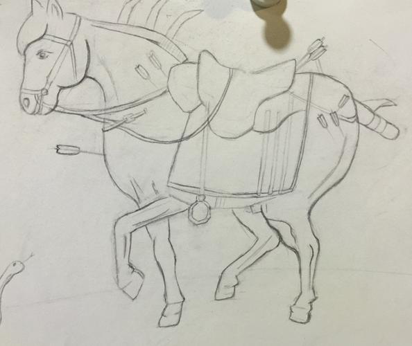 速写课堂之—昭陵六骏