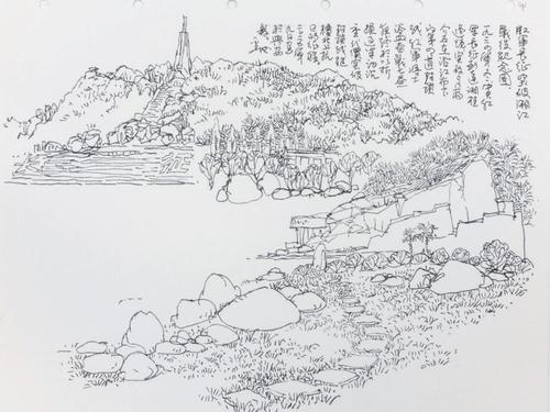 重走长征路简笔画