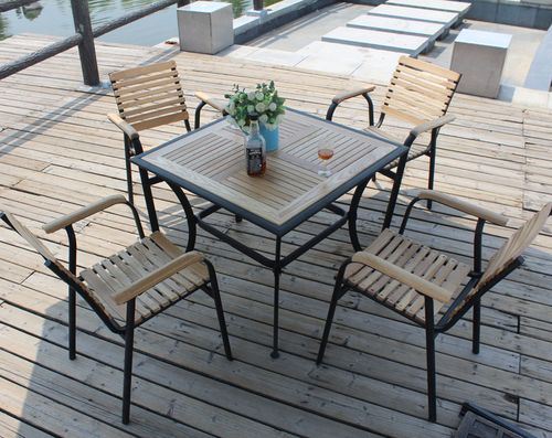 实木户外家具 露天酒吧庭院花园 茶几组合 阳台 休闲 桌椅组合