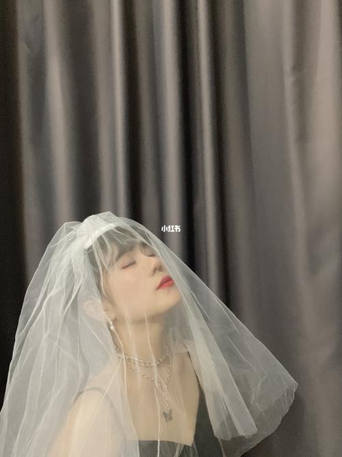 黑白系 头纱_头纱_头纱照_摄影_写真