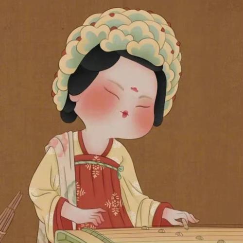 唐朝仕女图胖美人快乐和美丽并存