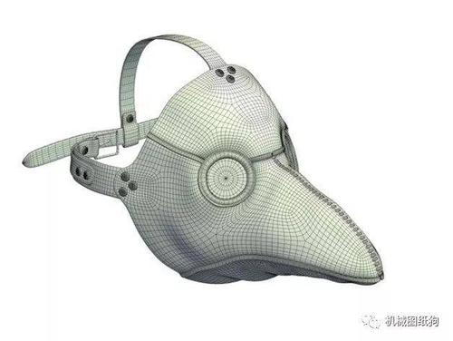 【3d打印】plague mask鸟嘴面具模型3d打印图纸 stl格式