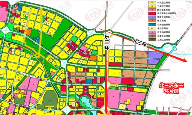 保定主城区重点区域用地布局规划变动(图)