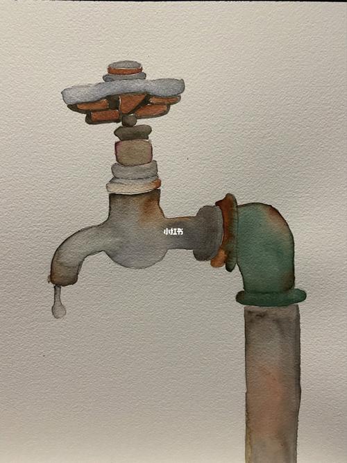 水彩——水龙头_水彩_绘画_画作_珠光_我的绘画成长史