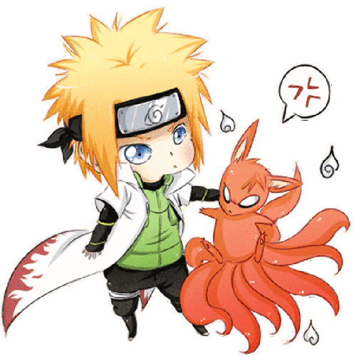 火影忍者gif四代火影gif九尾gif