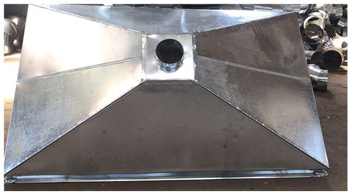 大量现货 支持定制 镀锌板集尘罩 排烟管道 排烟工程使用